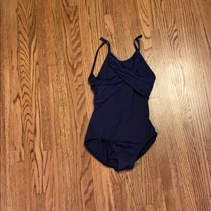 Navy Bloch Halter Leo ✨